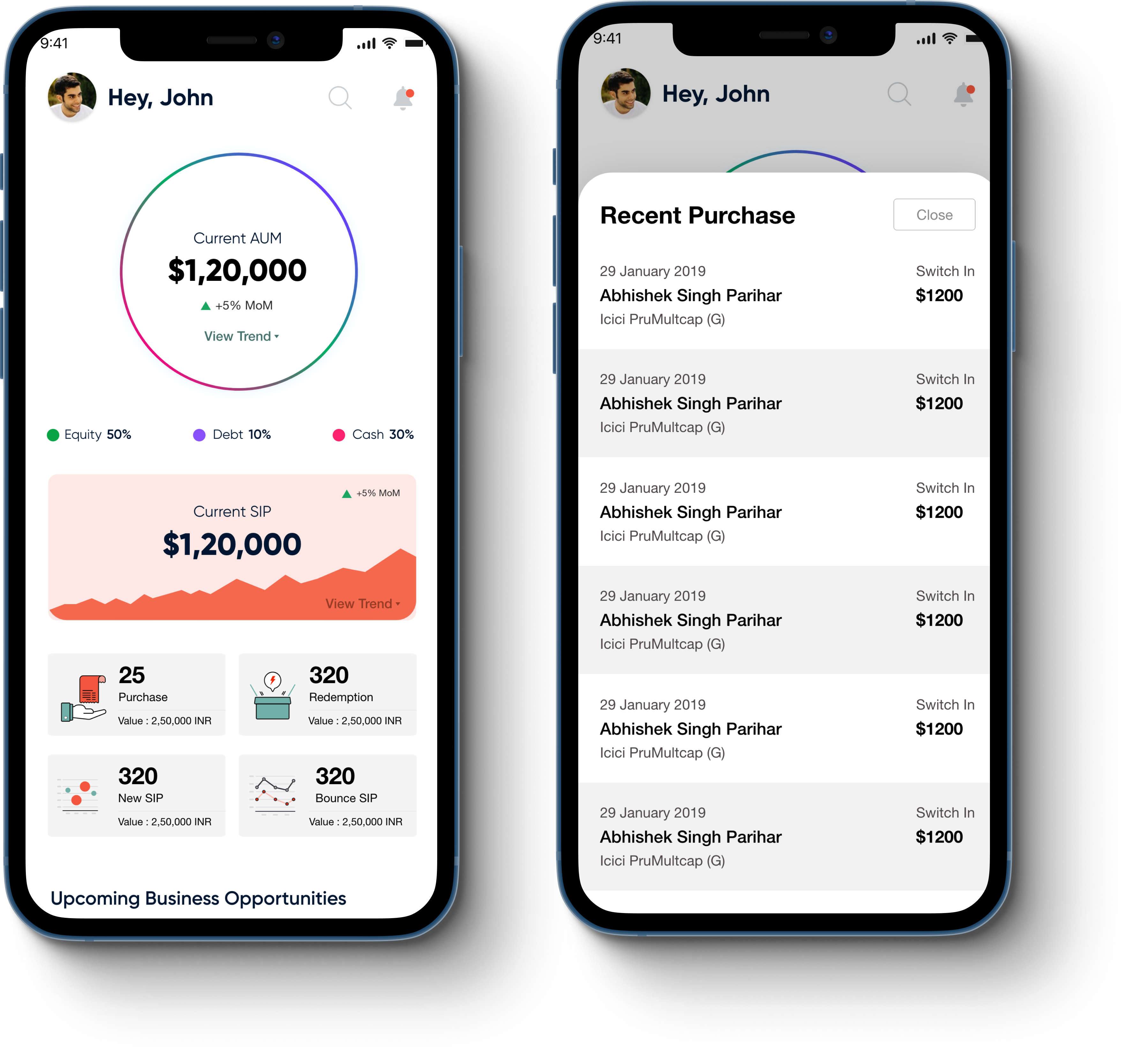 Enterprise Financial Portfolio Management Application